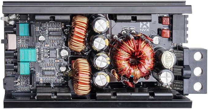 VADM2v2 2-Channel Class D Amplifier 1200W Peak, 600W RMS, 2/4-ohm Stable, High/Low Pass X-Over, for Car/Truck/Marine/UTV/Motorcycle (VADM2 Version 2)
