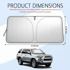 Car Windshield Sun Shade Compatible with Toyota RAV4 2019-2025,Oxford Cloth Sun Shade for Car Windshield with Foldable Design,Windshields Cover Suns Shades for Blocking Heat with Storage Bag