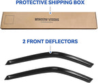 Window Visors Rain Guards for 1998-2004 Chevy Tracker Convertible SUV, Out-Channel Window Vent Wind Deflectors Visors Shades for 98-04 Tracker 2Dr