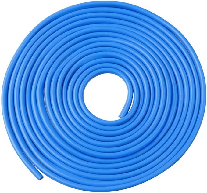U Shape Car Door Moulding Protector Strip Edge Guard Trim Seal | 16ft 5M U Shape Auto Rubber Protect Stripping Anti-Scratch Anti-Collision Guards Blue