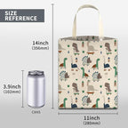 Car Trash Can, Cute Car Trash Bag, Hanging Car Organizer and Storage Bag, Trash Bin for Car Accessories, Vehicle, Travelling, Camping Cute Dinosaur