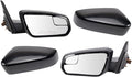 Driver and Passenger Side Mirror Assembly Set Power Smooth Paint to Match Foldaway Compatible with 2011-2012 Ford Mustang