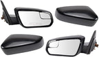 Driver and Passenger Side Mirror Assembly Set Power Smooth Paint to Match Foldaway Compatible with 2011-2012 Ford Mustang