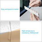 Compatible with Tesla Model 3 Door Edge Guards Protector,4 Pcs White Car Door Anti-Collision Strips for Model 3 2017 2018 2019 2020 2021 2022 2023 Scratch Guard Model 3 Door Protector Strip