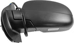 2 Piece Driver and Passenger Side Mirror Assembly Set Power Folding Electric Adjustment Heated Memory Black Compatible with 2007-2014 Chevy Suburban 1500 Tahoe 2007-2013 Suburban 2500 GM1320324