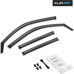 in-Channel Incredibly Durable Rain Guards for Lexus GX 2010-2023, Original Window Deflectors, Vent Window Visors, Vent Deflector, 4 pcs. - 610482