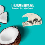 Hanging Car Air Freshener | Tropical Beach Coconut Surf Wax Scent Mini Wave | Long Lasting Car Freshener, Closet and Beyond | Made In USA | 3 Pack (Black Palms)