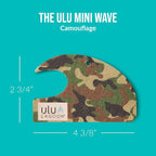 Hanging Car Air Freshener | Tropical Beach Coconut Surf Wax Scent Mini Wave | Long Lasting Car Freshener, Closet and Beyond | Made In USA | 3 Pack (Camo)