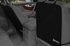 Luxury Clean-Edge Kick Mats - Seat Back Protectors and Seat Covers with Invisible Strap and Stiff Edging (2 Mats)