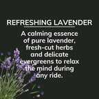 On The Go Odor Absorbing Solid Car Air Freshener, Refreshing Lavender, 8-Ounce, Pack of 1