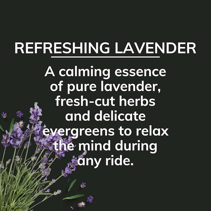 On The Go Odor Absorbing Solid Car Air Freshener, Refreshing Lavender, 8-Ounce, Pack of 1