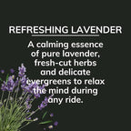 On The Go Odor Absorbing Solid Car Air Freshener, Refreshing Lavender, 8-Ounce, Pack of 3