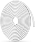 16Ft(5M) Automotive Door Entry Guard U Shape Car Door Trim Protector for Most Car, White