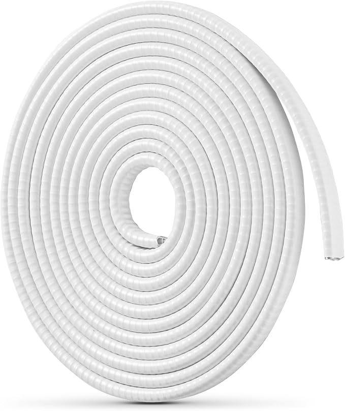16Ft(5M) Automotive Door Entry Guard U Shape Car Door Trim Protector for Most Car, White