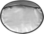 Steering Wheel Sun Shade Cover,Aluminum Foil Steering Wheel Sun Shade Block Anti-Heat Steering Wheel Sun Visor for 17.32" Car Steering Wheel