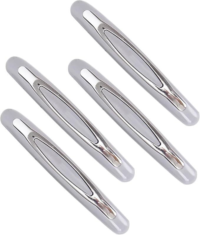 4PCS Car Door Edge Guards, Anti-Scratch Car Door Protector Trim Strip with Self Adhesive, Universal Door Guards for Cars Trucks SUVs, Exterior Car Accessories (Gray)