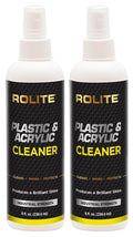 Rolite - RPAC8z2PK Plastic and Acrylic Cleaner Spray - High Shine Protectant and Polish For Nonporous Surfaces, Streak-Free Formula, For Windshields,Headlights, Retail Displays,8 fl. OZ. Bottle,2 Pack