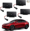 Car Door Lights Logo Projector, Tesla Accessories for Model Y 3 X S | 4K HD Puddle Lights Compatible with Model Y Juniper Model 3 Highland S X, Ultra-Bright No Fade 3D Laser Welcome Light(4 Pack)