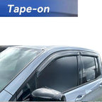Tape On Rain Guards Window Visors Compatible with 2017-2025 Ridgeline, Side Vent Window Visors Deflectors Shade for Ridgeline 17-25,Rain Guards for Car Windows,Truck Accessories-4pcs