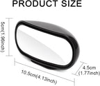 360 ° HD Blind Spot Car Mirror 2Pcs Blind Spot Car Rearview Stick on Mirror | Rectangular Adjustable Blindspot Convex Wide Angle Side Rearview Mirror for Car,Truck,SUV