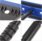Extendable Foam Snow Brush for Car, Detachable EVA Sponge Snow Broom and Ice Scraper for Auto Windshield Blue