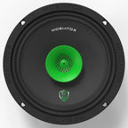 MB-M65T 6.5" 2-Way Pro Audio Midrange Coaxial Speakers, 360W Max, 4-Ohm, 1.5" Voice Coil, with Built-in Bullet Tweeters, Easy to Install in Cars/Trucks/Doors (Pair)