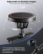 Magnetic Car Phone Mount for Hyundai Ioniq 5, Metal Dashboard Phone Holder Mount, Compatible with MagSafe for 2022-2025 Ioniq5 2026 Ioniq 9, 2024-2026 Sonata Kona & 2025-2026 Tucson