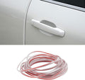 16Ft (5M) Car Door Edge Protector, Self-Adhesive Scratch Resistant U Shape Auto Door Edge Guard Decoration, Anti-Collision Car Doors Trim Strip Protector for Truck, SUV, Sedan (Clear-5M)
