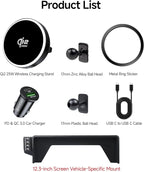 Qi2.2 25W Wireless Charger Car Phone Mount for Honda Accord/Hybrid 2023-26 | 12.3" Screen, Magsafe Accessories Fast Charging Magnetic Cell Phone Holder Clip Compatible with iPhone Android, GPS Bracket