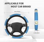 Universal Steering Wheel Cover for Women Men, Non-Slip Guatemala Guatemalans Flag Car Accessory, 14"-15" Fit for Cars, SUVs, Trucks (Guatemala)