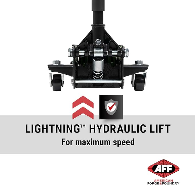 Viking 3.5 Ton Floor Jack - Lightning Lift Hydraulic Car Jack - Heavy Duty