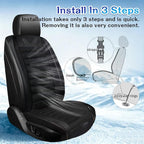 Cooling Car Seat Cover Front Seat,Ventilated Car Seat Cooling Pad with 30-Air-Outlets,Cooling Car Seat Cushion with 3-Speed Modes,Seat Coolers Universal Fit for 12V Car SUV (Blue)