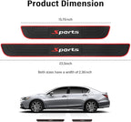 4PCS Car Door Sill Protector,Anti-Scratch & Waterproof Car Door Sills Scratch Protection,Universal Car Exterior Accessories Automotive Door Entry Guard for Car,Truck,SUV (Sport, Width 2.36'')