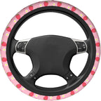 Strawberry Steering Wheel Cover Universal 14.5-15 Inch Car Wheel Protector Anti-Slip Car Steering Wheel Accessories for Women Girls