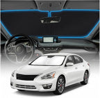 for Nissan Altima Sun Shade Windshield Cover - Custom Fit Altima Accessories 2013-2018 Sunshade Foldable UV Protection & Heat Shield Sun Visor Accessories