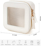 Travel Clear Makeup Bag Set, TSA Approved Cosmetic Bag Case with Zipper Portable Makeup Pouch Toiletry Bag Traveling Cosmetic Organizer Storage Bag Car Organizer Car Essentials