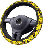 Duck Print Steering Wheel Cover Neoprene Car Steering Wheel Protector Covers Non Slip Universal 15 Inch for Men Women