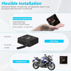 VSYSTO Dual 2K Motorcycle Dash Camera, 5G WiFi High Speed Video Download, Parking Monitoring, Starlight Night Vision Front and Rear Cameras, GPS, LED Light Wired Controller