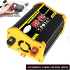 High-Power Peak 4000W DC to AC Power Inverter – 12V to 110V/220V Converter with Dual USB Ports, Universal AC Outlet, LED Display for Cars, Trucks, RVs, and Home Backup (110V)