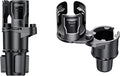 Car Cup Holder Expander 2 in 1，Expandable Cup Holder with 360°Adjustable Base，Compatible with Hydro Flask, Yeti, Nalgene, Other Large Bottles Drinks Mugs, Expandable to 2.87"-6" (Black)