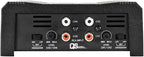 QS400.4 2 Ohm Mini Compact 4 Channel Car Audio Amplifier 4 x 100 Watts RMS at 2 Ohm - 400 Watt Amp Stereo 12 Volts Amp Class D Full Range Bridgeable