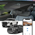 4K Dash Cam Suitable for Toyota Tundra 2022-2026 Hybrid & Sequoia 2023-2026 (Gen3), OEM Factory Look, 2160P UHD Video, Built-in WiFi & APP, Loop Recording, G-Sensor, Plug & Play, 64GB Card