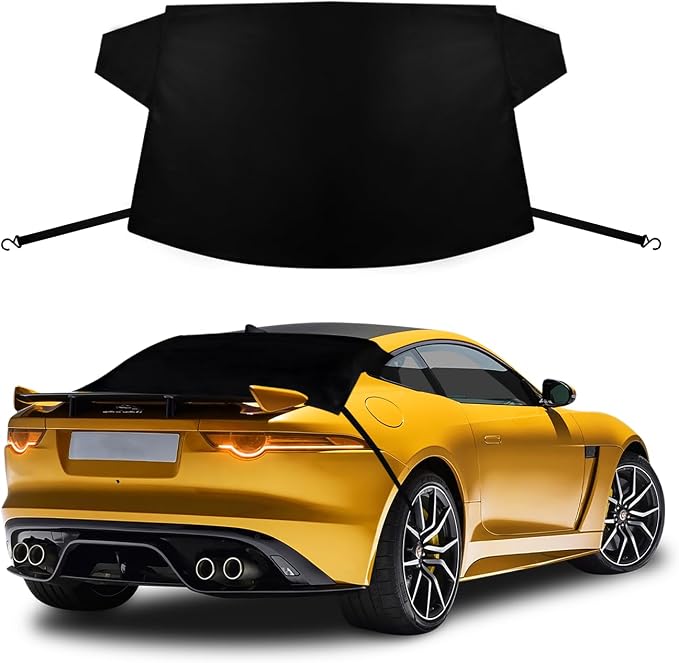 Seal Skin Covers Windshield Cover for Ice and Snow, All Weather Waterproof Snow Cover for car, Winter Accessories for Sedan, SUV & Trucks (43" x 65")