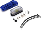 ORION Cobalt COKIT8 8-Gauge CCA Amp Wiring Kit, 100% American Wire Gauge (AWG) Standard, High Current Amplifier Install Kit with Fuse Holder, RCA Cable & Speaker Wire for Car Audio Systems