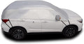 Safe View Half Car Cover Top Waterproof/Windproof/Dustproof/Windshield Cover Snow Winter Summer (SUV YM)
