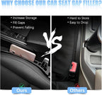 Pincuttee 2PC Car Seat Gap Fillers, Universal Fit for SUV, Truck - Fill Gap Between Seat and Console