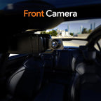 3 Channel Mirror Dash Camera for Cars,9.66" Triple Rear View Mirror with Front 4K/3K, Inside and Rear 1080P with WiFi, G-Sensor, Night Vision, Reverse Assist, Parking Monitoring (Include 64GB Card)