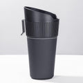 Leakproof Car Trash Can,Mini Car Trash Bin for SUV and Truck,Small Cars Garbage Can,Waterproof Automotive TrashCan for Vehicle,Home,Office,Multipurpose,Easy to Clean (Black Hook)