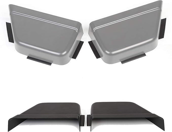 for Wrangler JK Storage Pockets, Side Door Organizer Box for Jeep Wrangler 2011-2018 JK JKU Interior Storage Accessories Black 4pcs