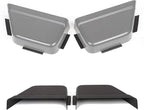 for Wrangler JK Storage Pockets, Side Door Organizer Box for Jeep Wrangler 2011-2018 JK JKU Interior Storage Accessories Black 4pcs